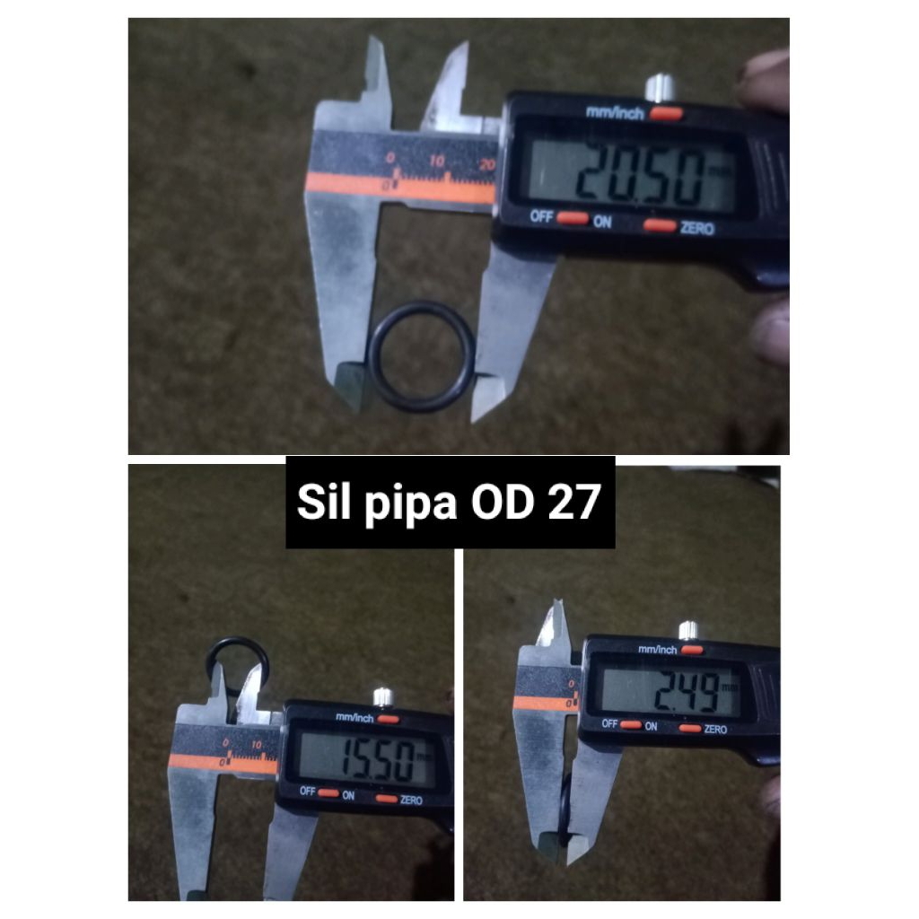 Sil PCP Pipa OD 27 - OD 25 - OD 22