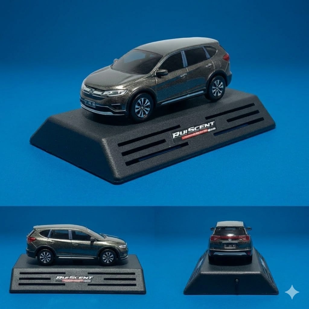 (Honda Brv Lama) Skala 1 : 45 Resin Crystal 13x8cm Pajangan Interior aksesoris Miniatur Mobil