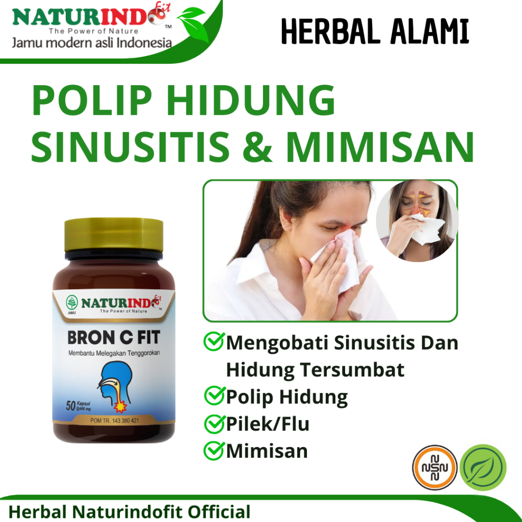 BRONCFIT OBAT SINUSITIS POLIP HIDUNG HERBAL BATUK KERING DAN BERDAHAK SINUS SINUSITIS CUCI HIDUNG ME