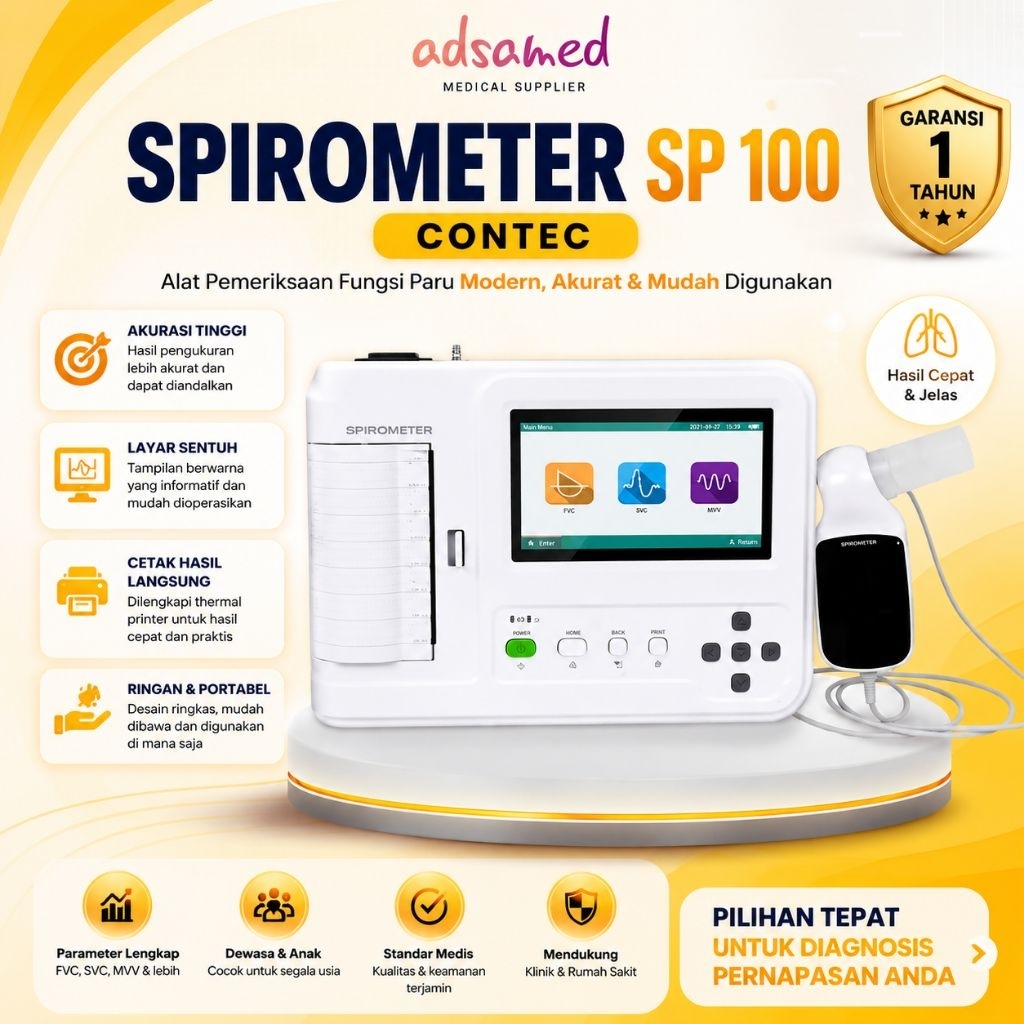 Spirometer Digital Contec Sp 100 / Spirometer Sp 100