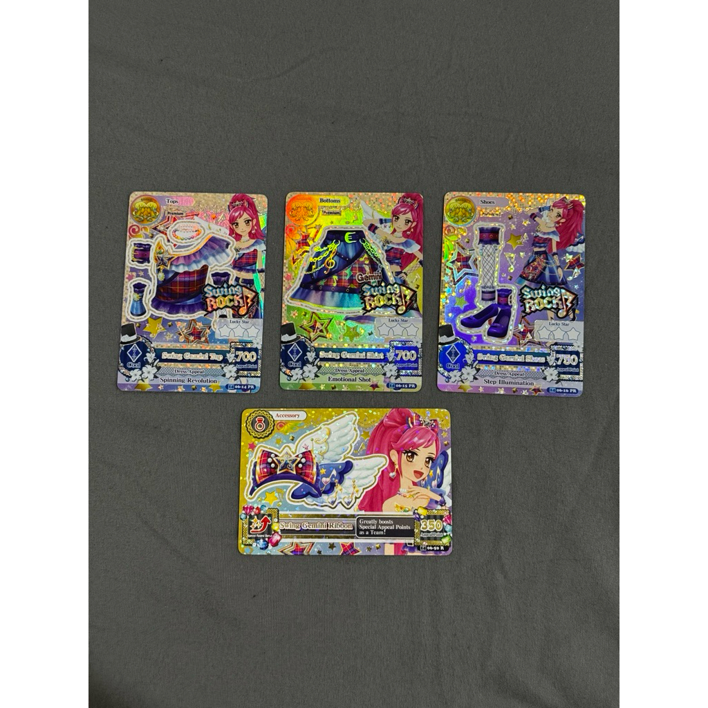 Aikatsu Swing Gemini Fullset Premium Rare