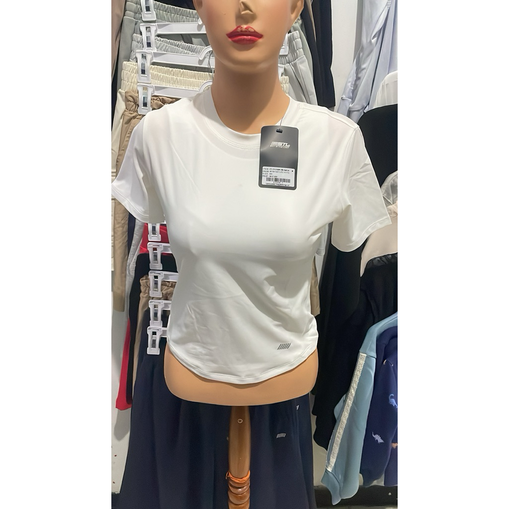 STl kaos wanita Crop top