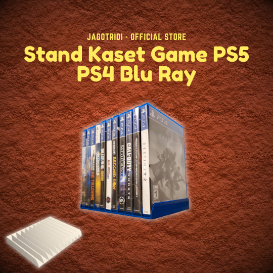 Rak Kaset Game PS5 PS4 Blu Ray - Organizer Case CD Game Console Storage