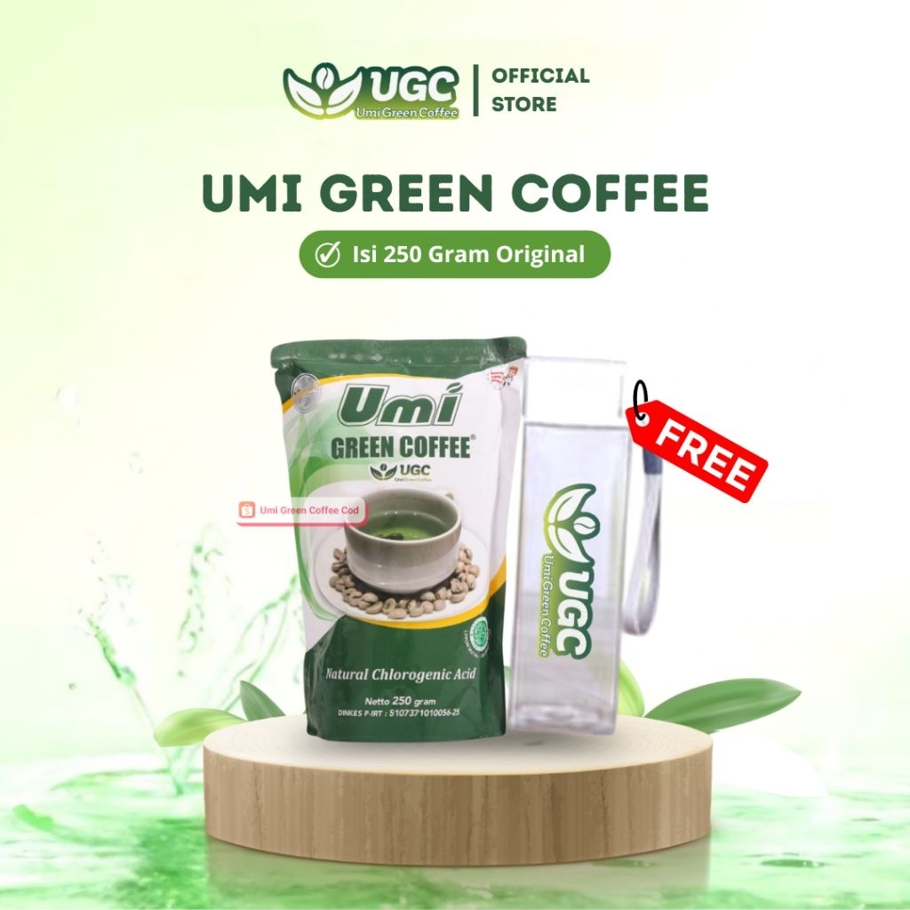 Umi Green Coffee Original 250 gram  BPOM  Pelangsing Ugc Original
