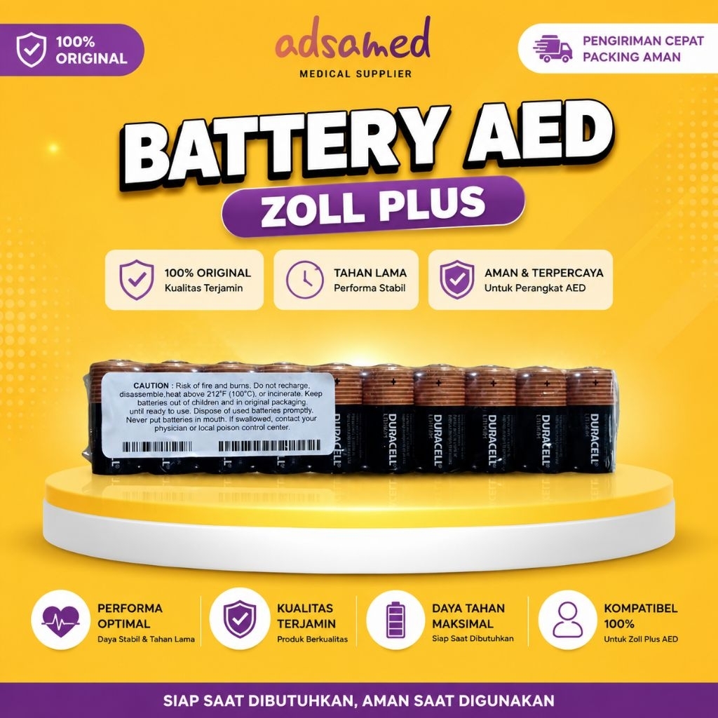 Battery Aed Zoll Plus / Aed Batre Zoll Plus