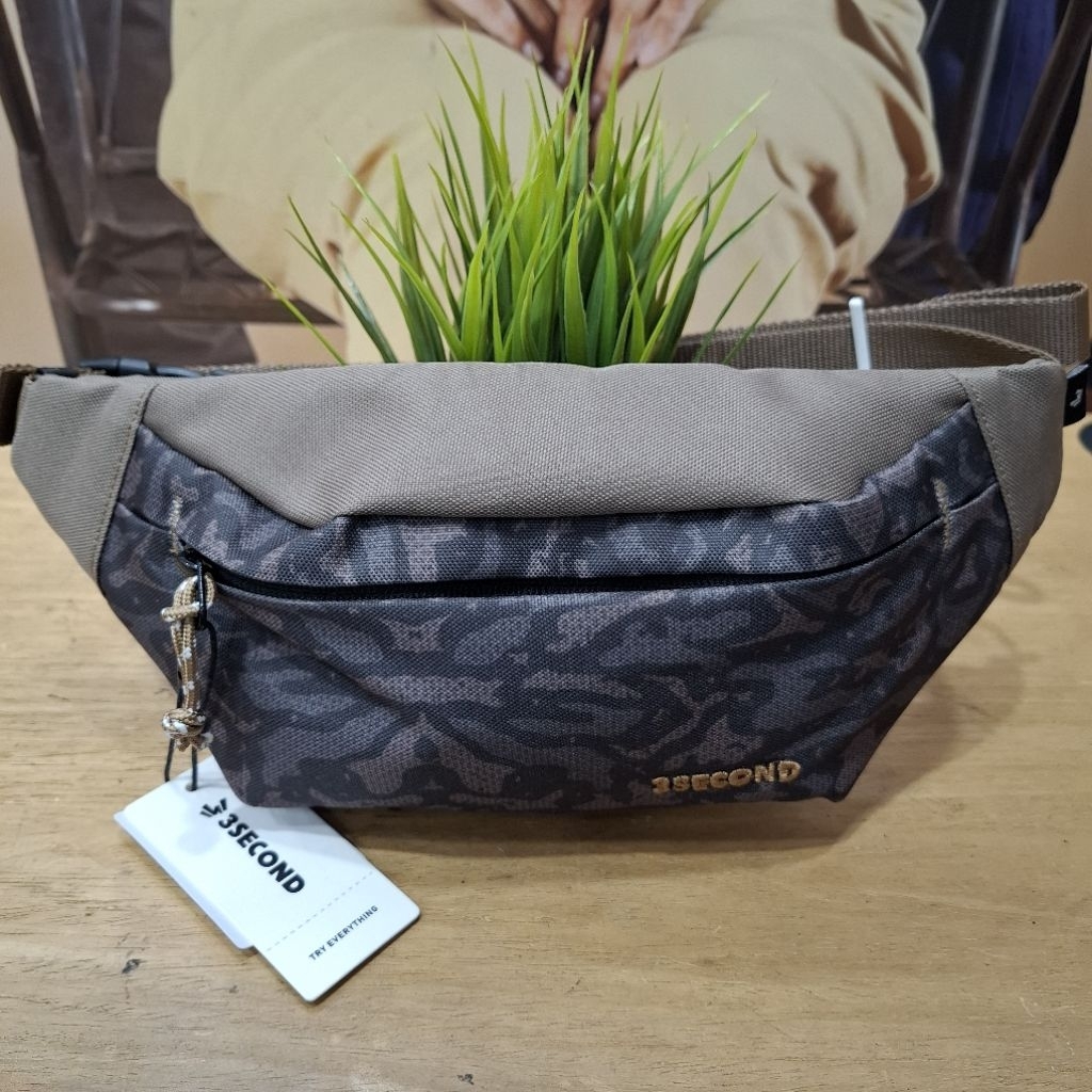 Tas Pria 3second Waist Bag Original