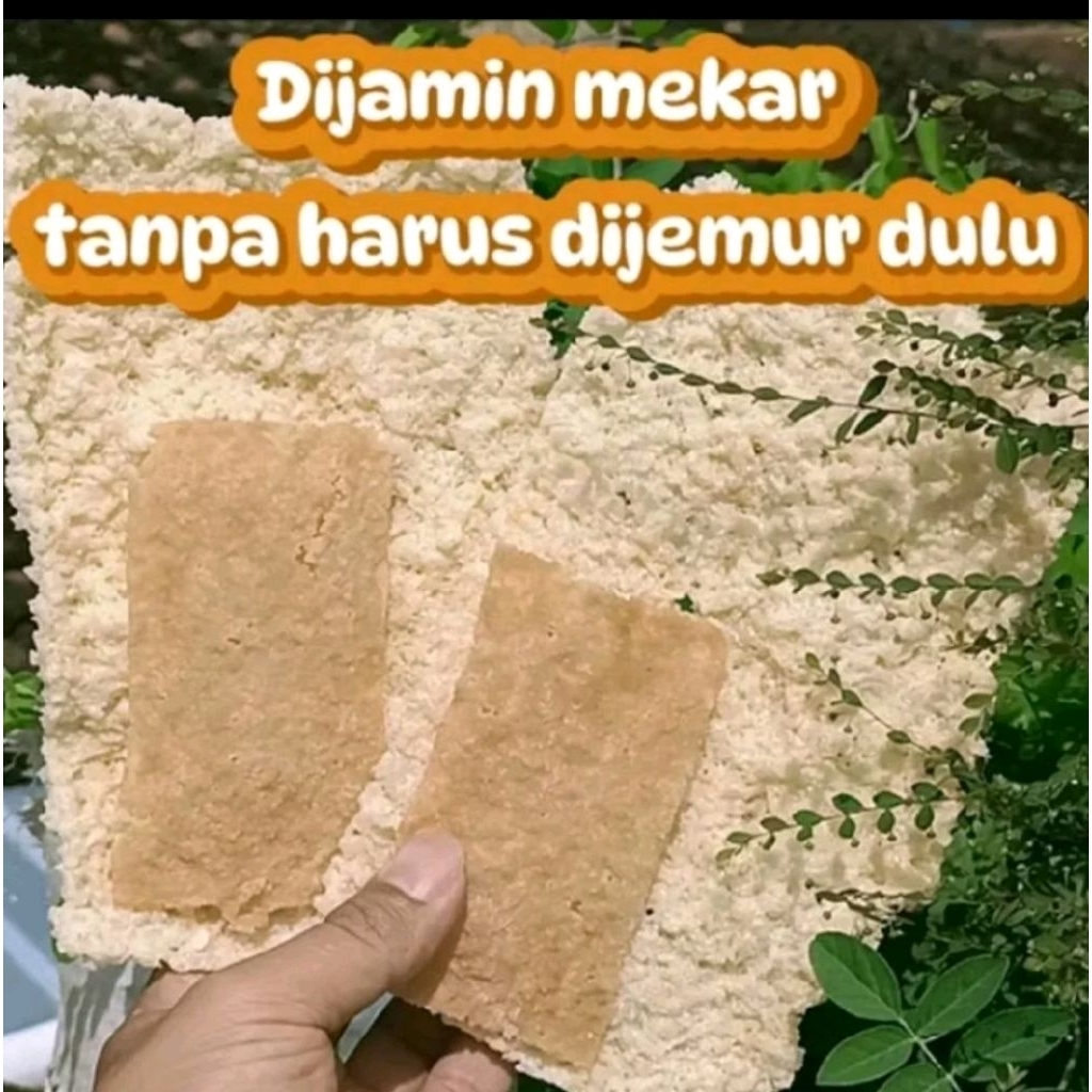 Kerupuk Gendar Puli Mentah Kotak / Bulat