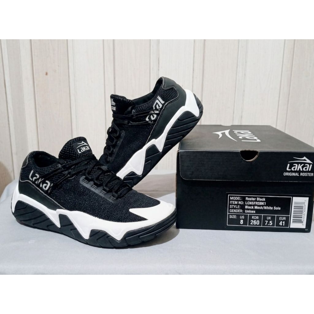 Sepatu Lakai Roster Black Edition Sneakers Skateboard