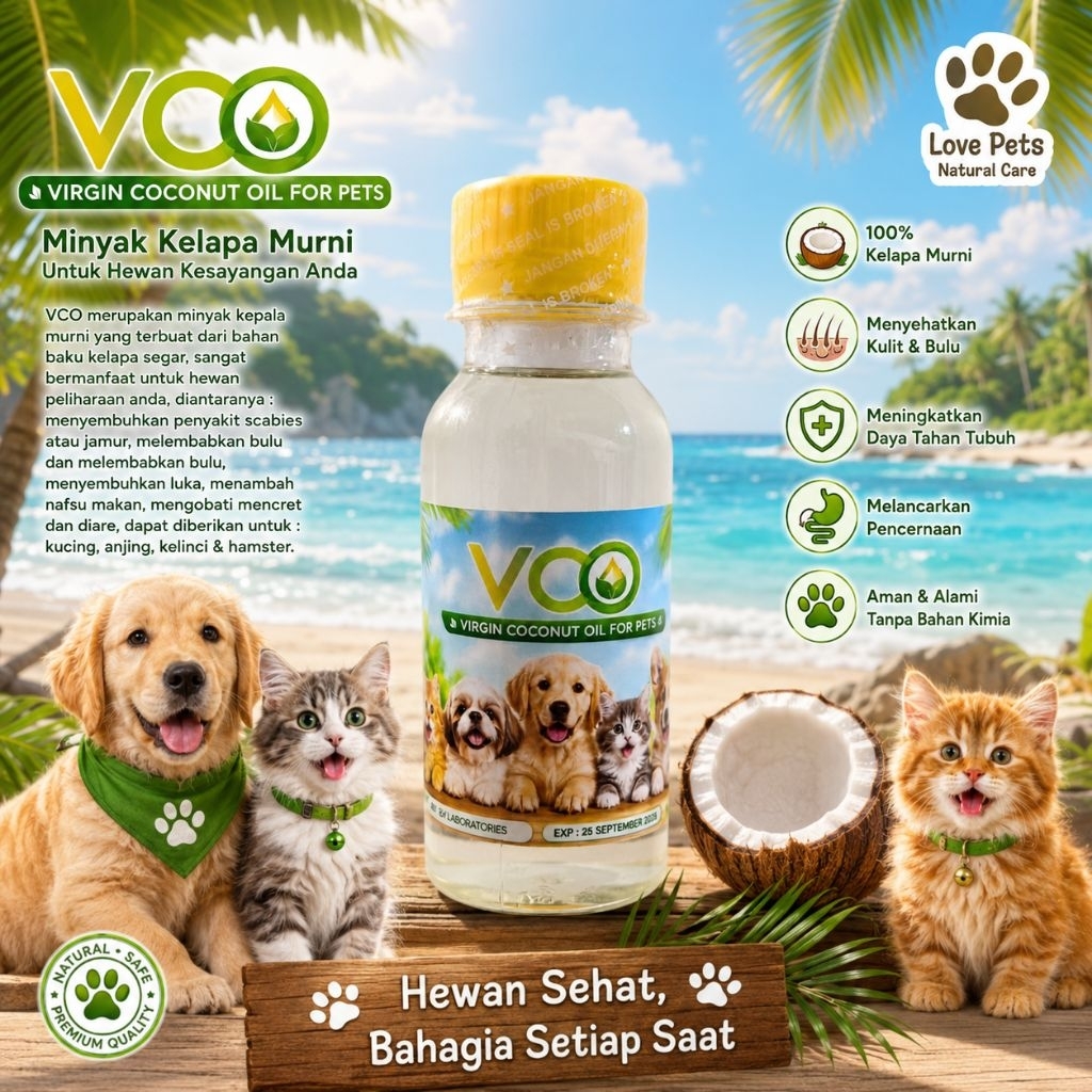 VCO OBAT SCABIES DAN GATAL UNTUK KUCING ANJING DLL