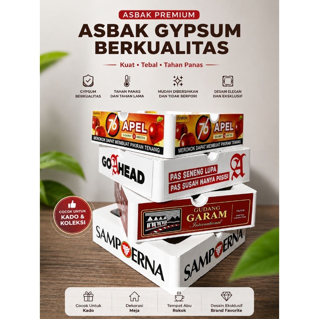 Asbak keren aesthetic go ahead 76apel gudanggaram samperna