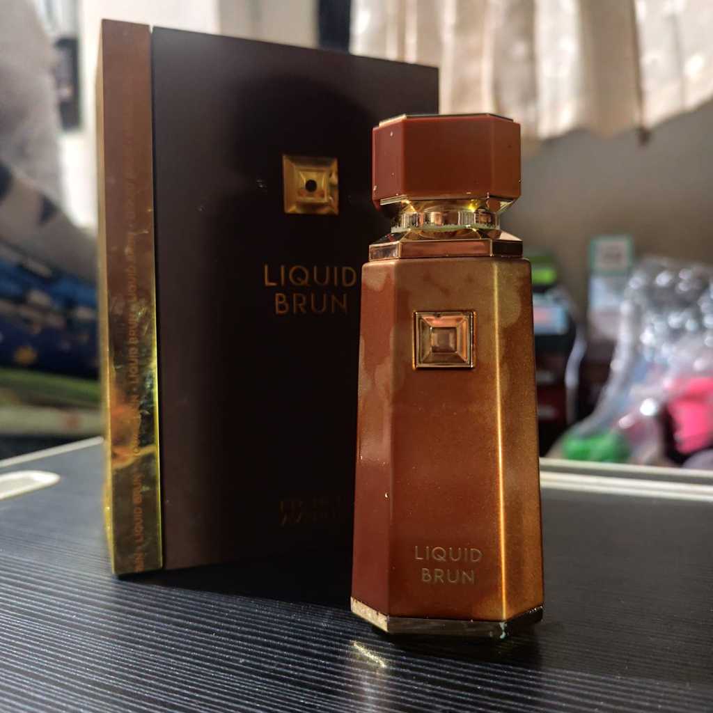(PRELOVED) fragrance world Liquid Brun 100ml juice 35%-+ Nego Tipis