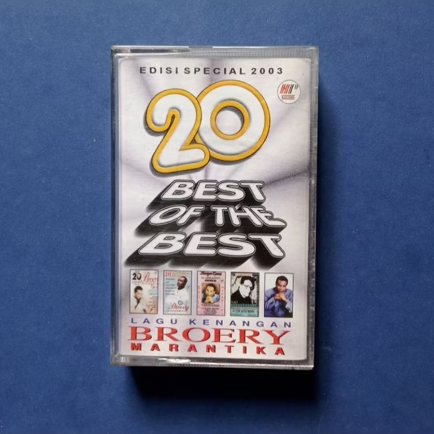 Kaset Pita 20 Best Of The Best Lagu Kenangan Broery Marantika Prod PT Musica Studio's