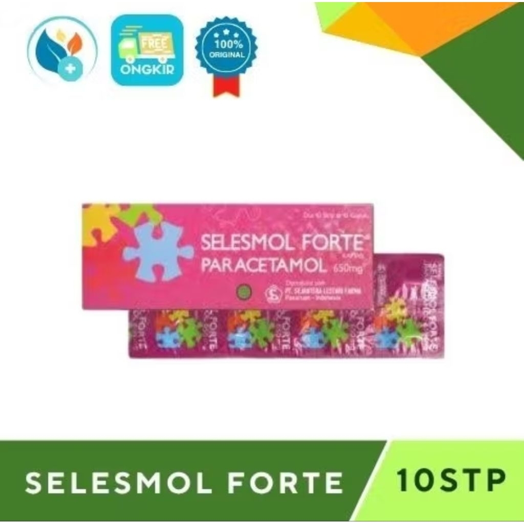 SELESMOL FORTE 650mg BOX | PARACETAMOL