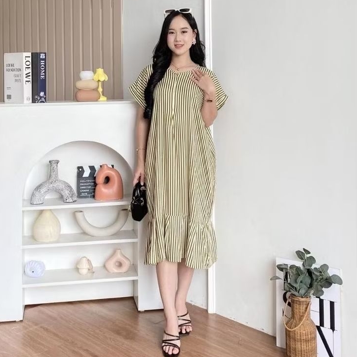 Daster Ruffle by HD.id Dailywear Homedress Premium Busui Jumbo