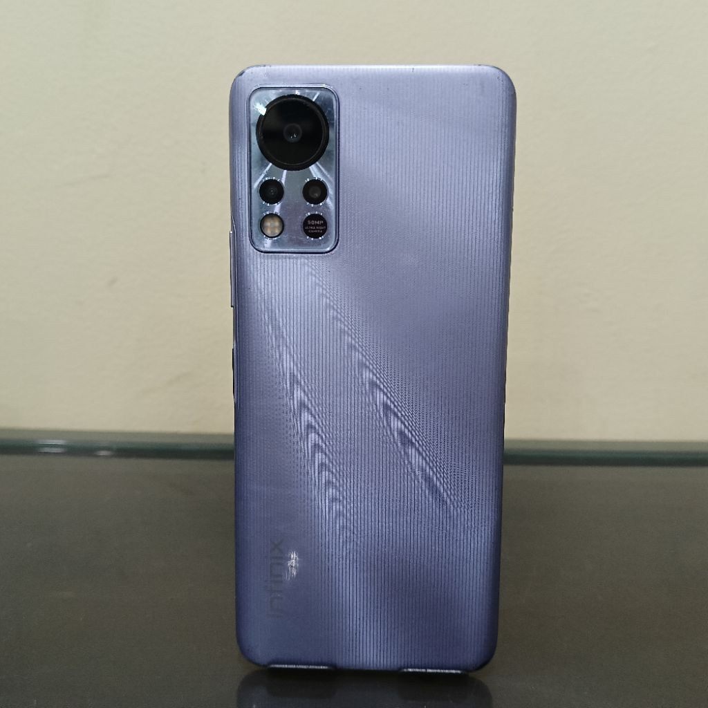 Handphone Infinix Hot 11S NFC Ram 6 128GB (Batangan, Tanpa Charger)