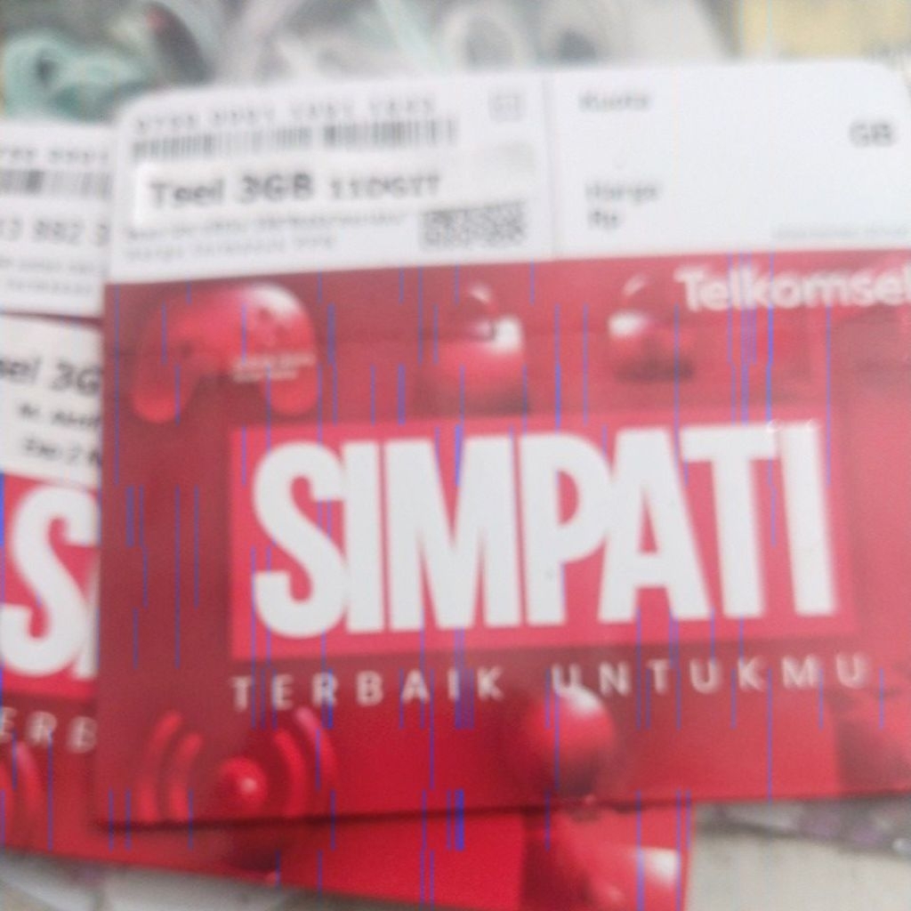 kartu perdana telkomsel 3gb siap pakai
