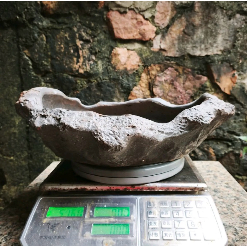 Authentic Yixing Zisha Premium Rockery Bonsai Pot