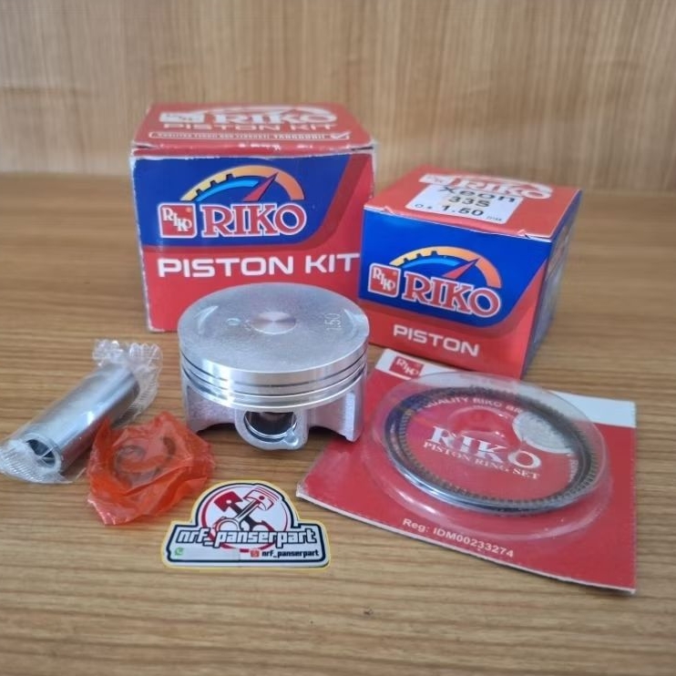 PISTON KIT SEHER SET RING YAMAHA XEON 125/XEON GT XEON RC INJEKSI FI/KARBU 44D/1LB OVER SIZE/OS STAN