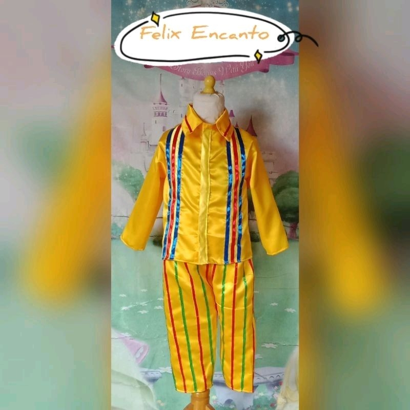 Felix Costume Encanto Kostum Felix Encanto untuk Boy dan Dewasa