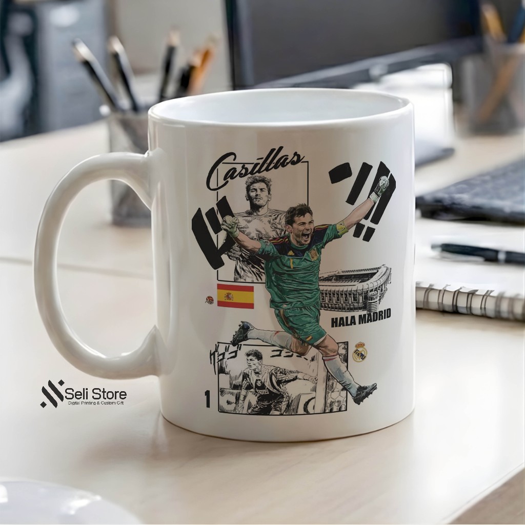 Iker Casillas Real Madrid Legend Coffee Mug Hala Madrid Football Fan Gift Suitable For Gifts Mug Cof