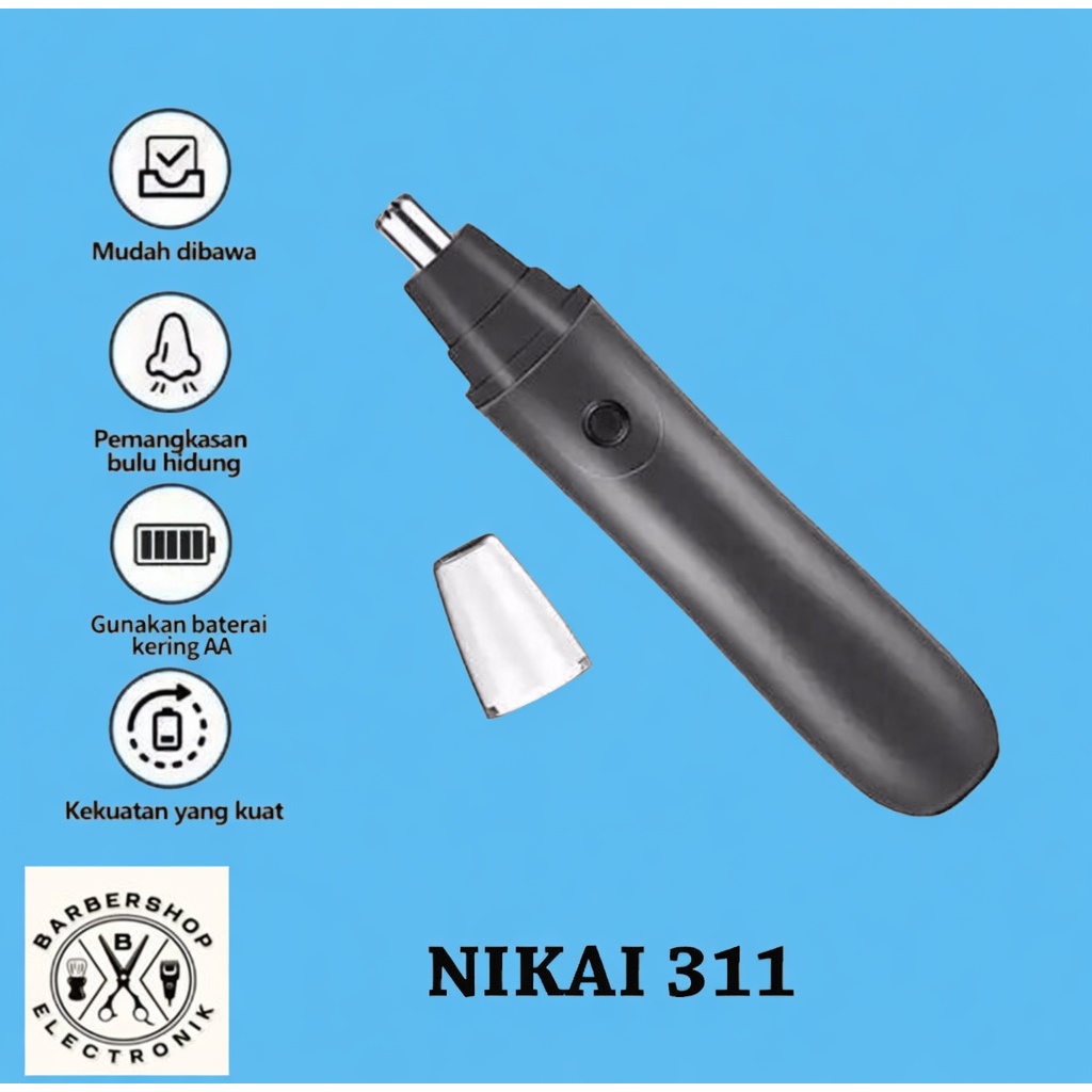 Nikai NK-311 Alat Cukur Bulu Hidung Elektrik