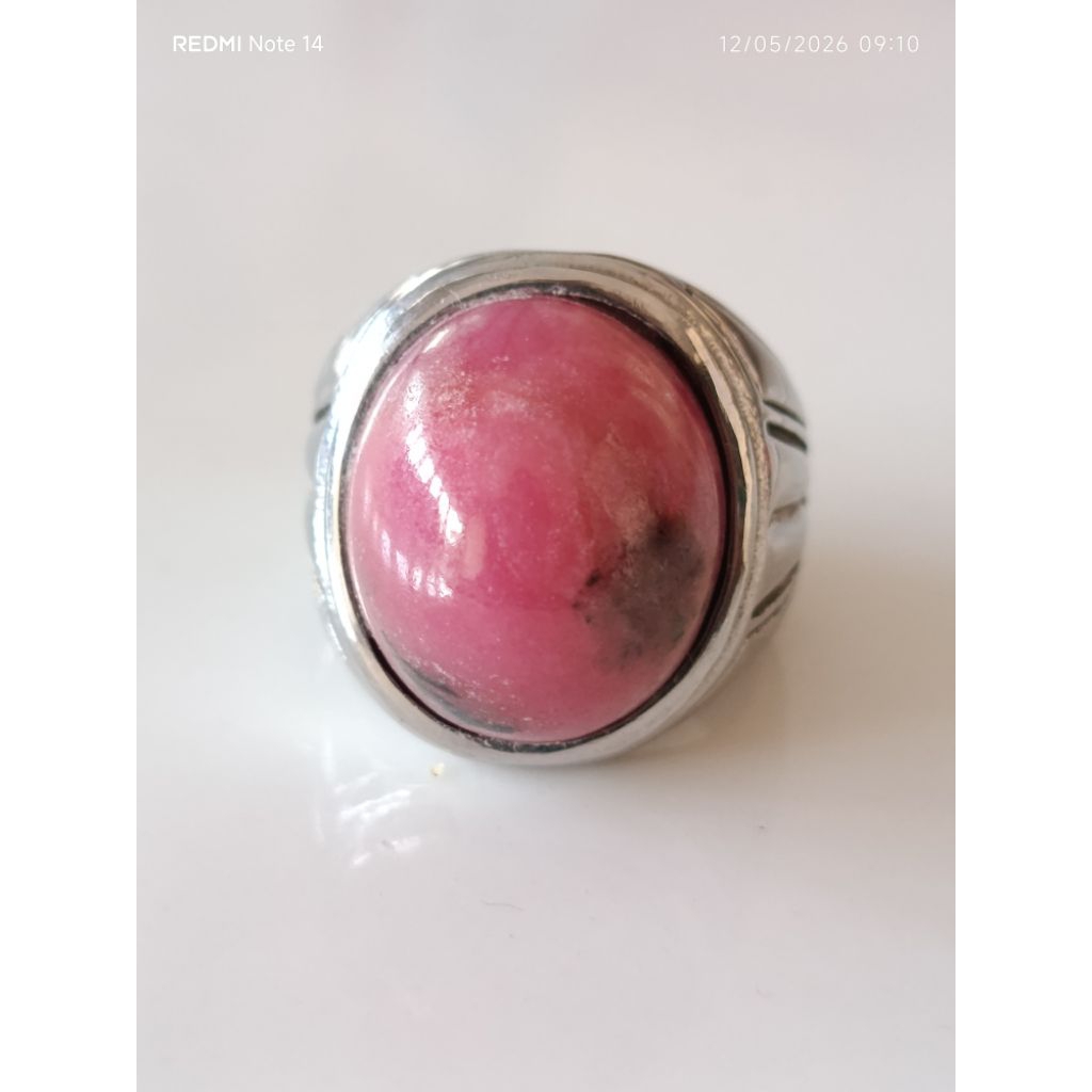 natural batu red borneo, semi kristal