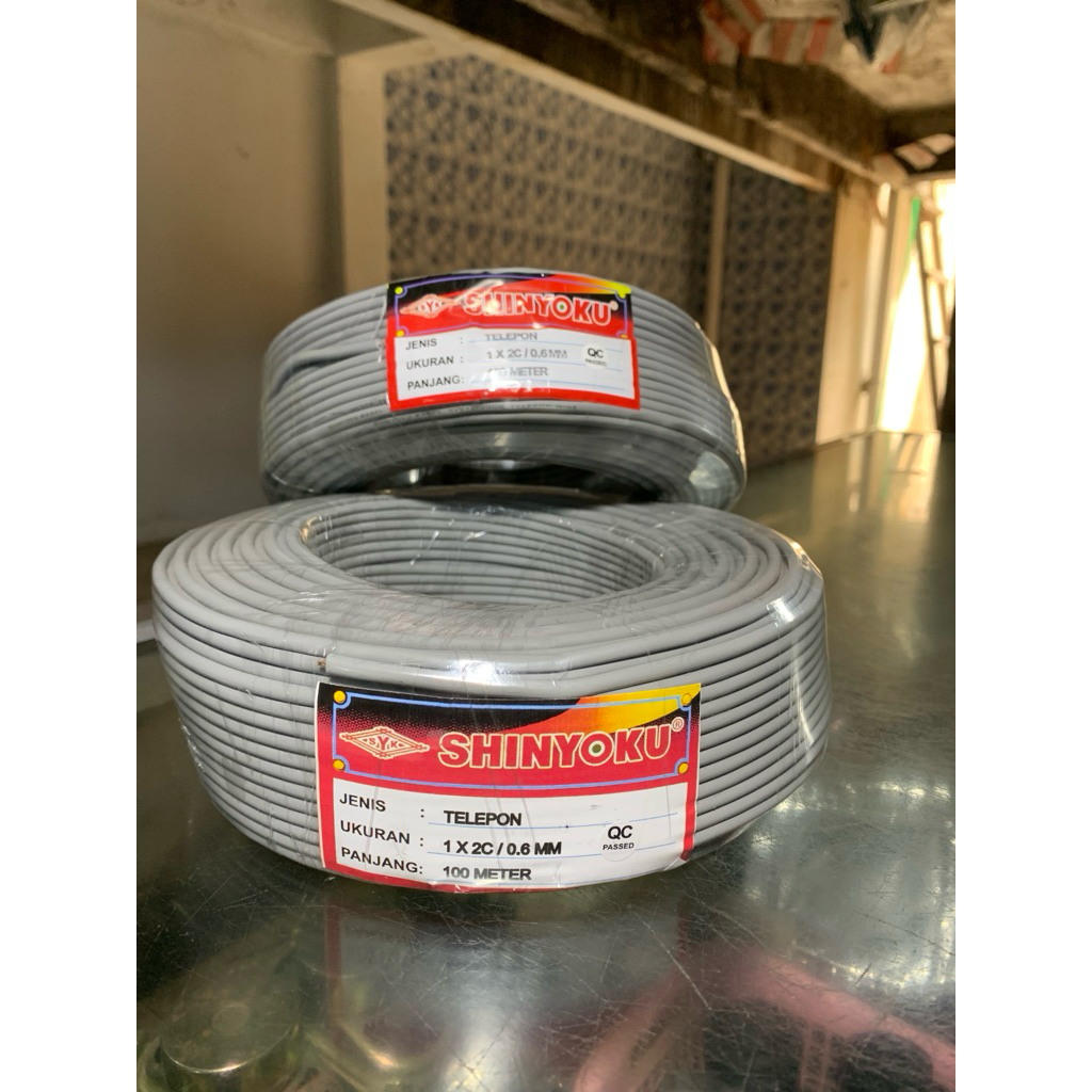 Kabel  Telepon/Walet SHINYOKU 2 C 100 Meter
