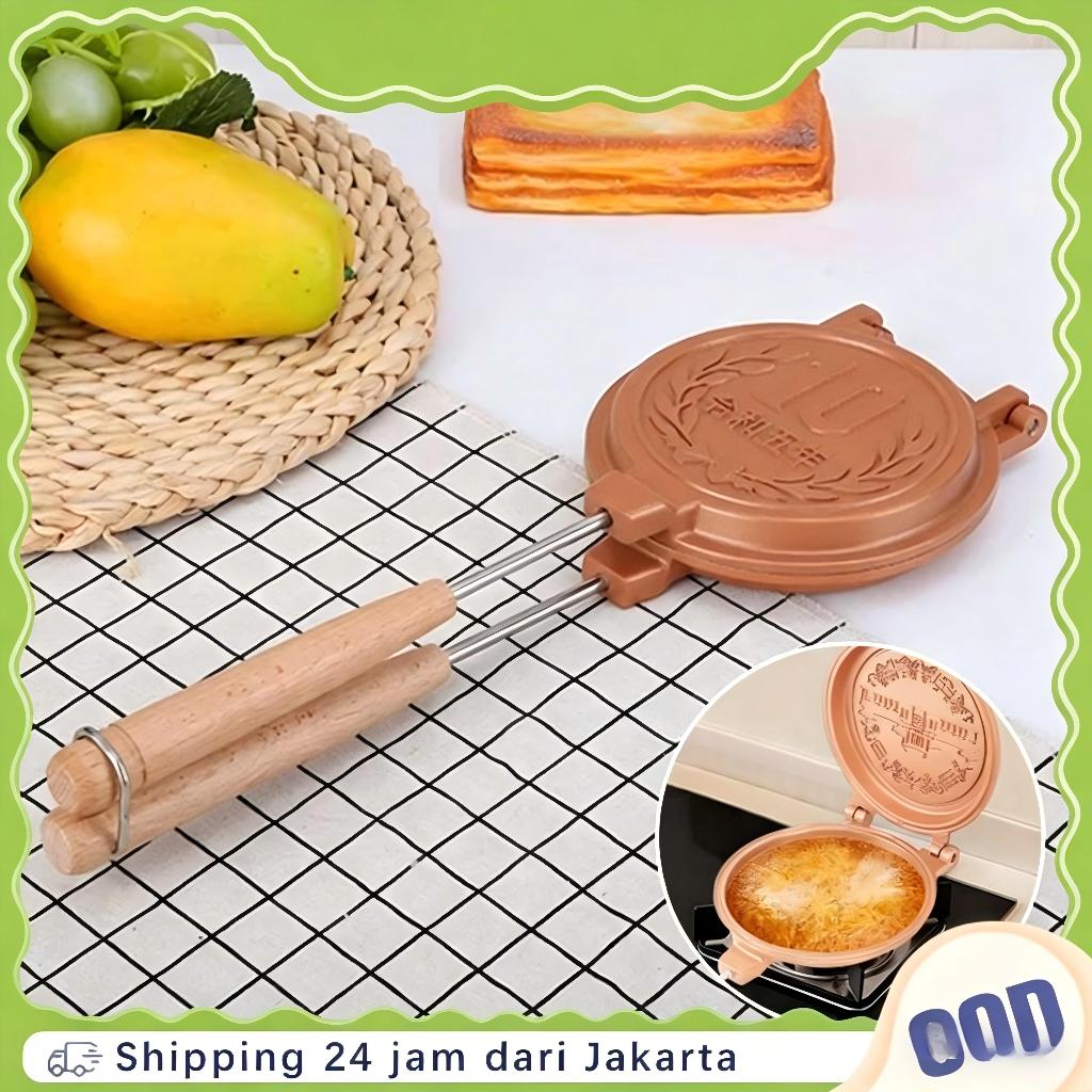 Cetakan Kue Cetakan Waffle Koin 10 Yen Jepang Cetakan Taiyaki Anti Lengket Cetakan Sandwich