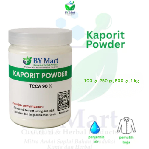 BY KIMIA & HERBAL - Kaporit Powder 90% / TCCA 90% / TCCA Powder