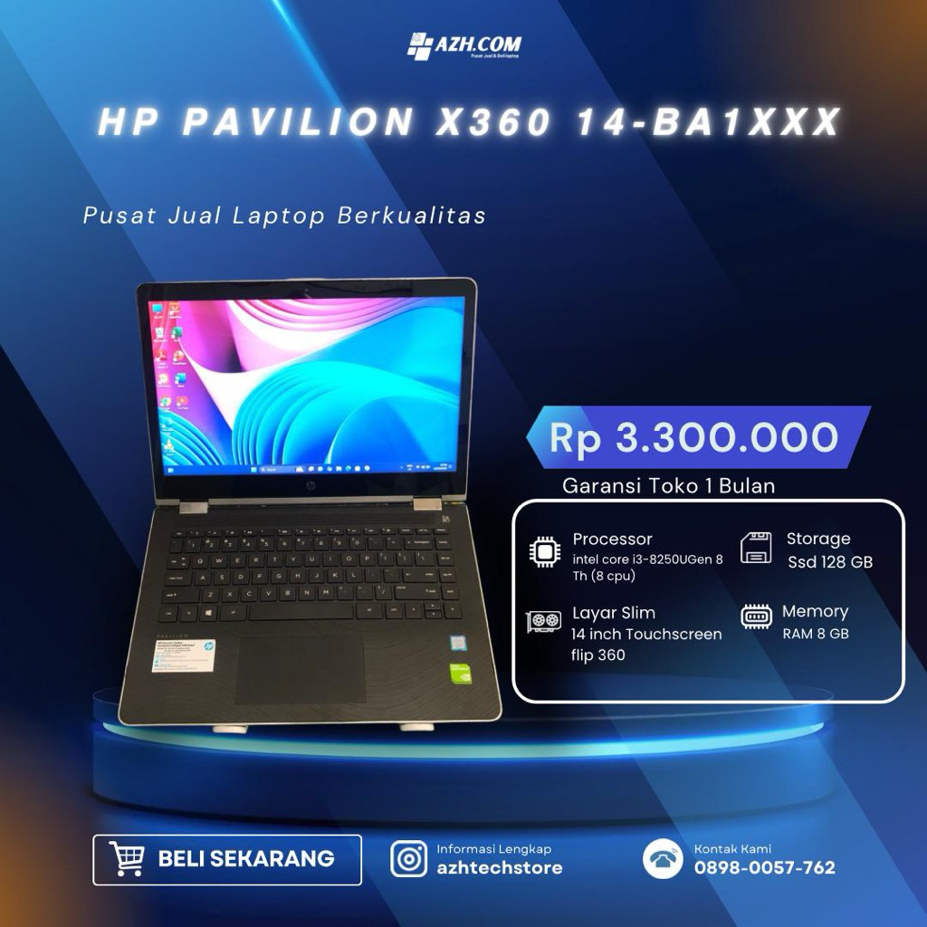 Azhtechstore - HP PAVILION X360