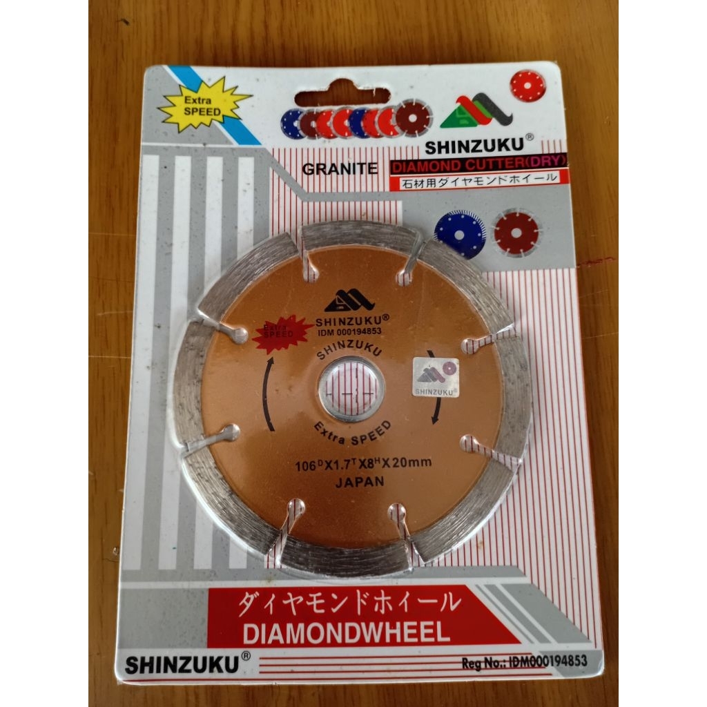 Diamond Wheel Shinzuku 4" Dry Coklat