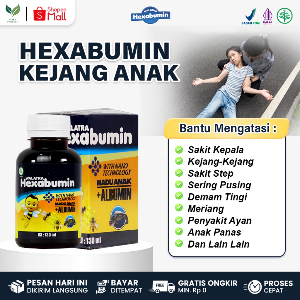 WALATRA HEXABUMIN Obat Epilepsi Anak Step Kejang Kejang Demam Tinggi