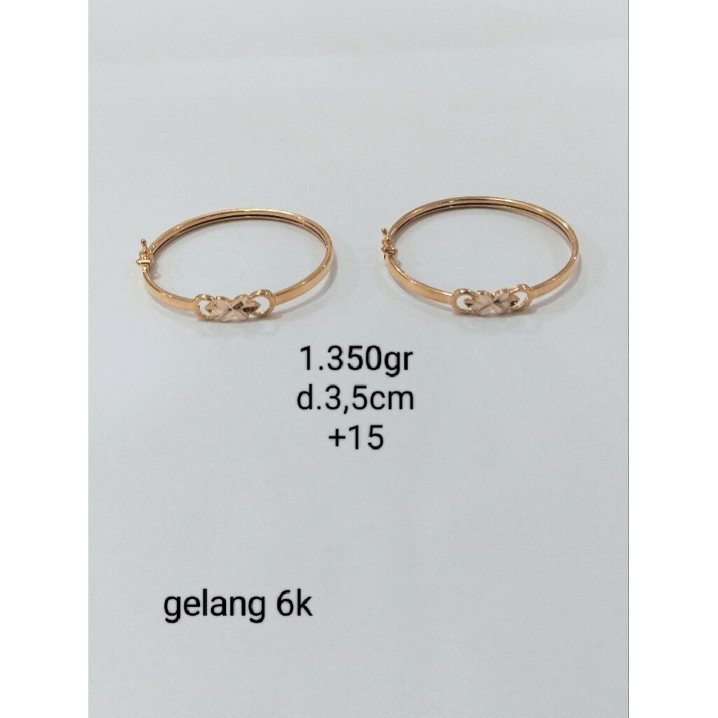 gelang anak emas 6 karat