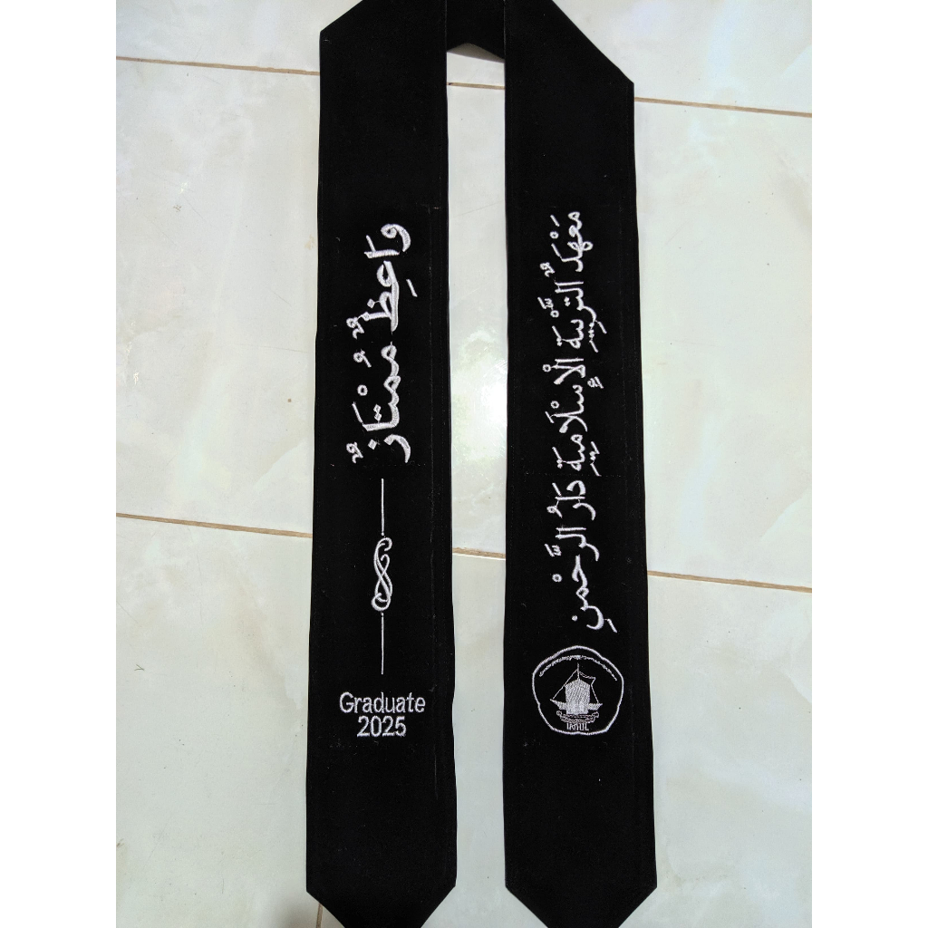 selempang kalung tulisan arab