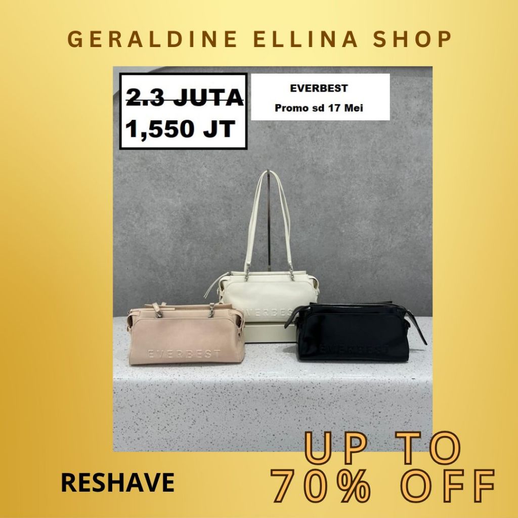 Tas wanita Everbest shoulder bag original SALE seri RESHAVE