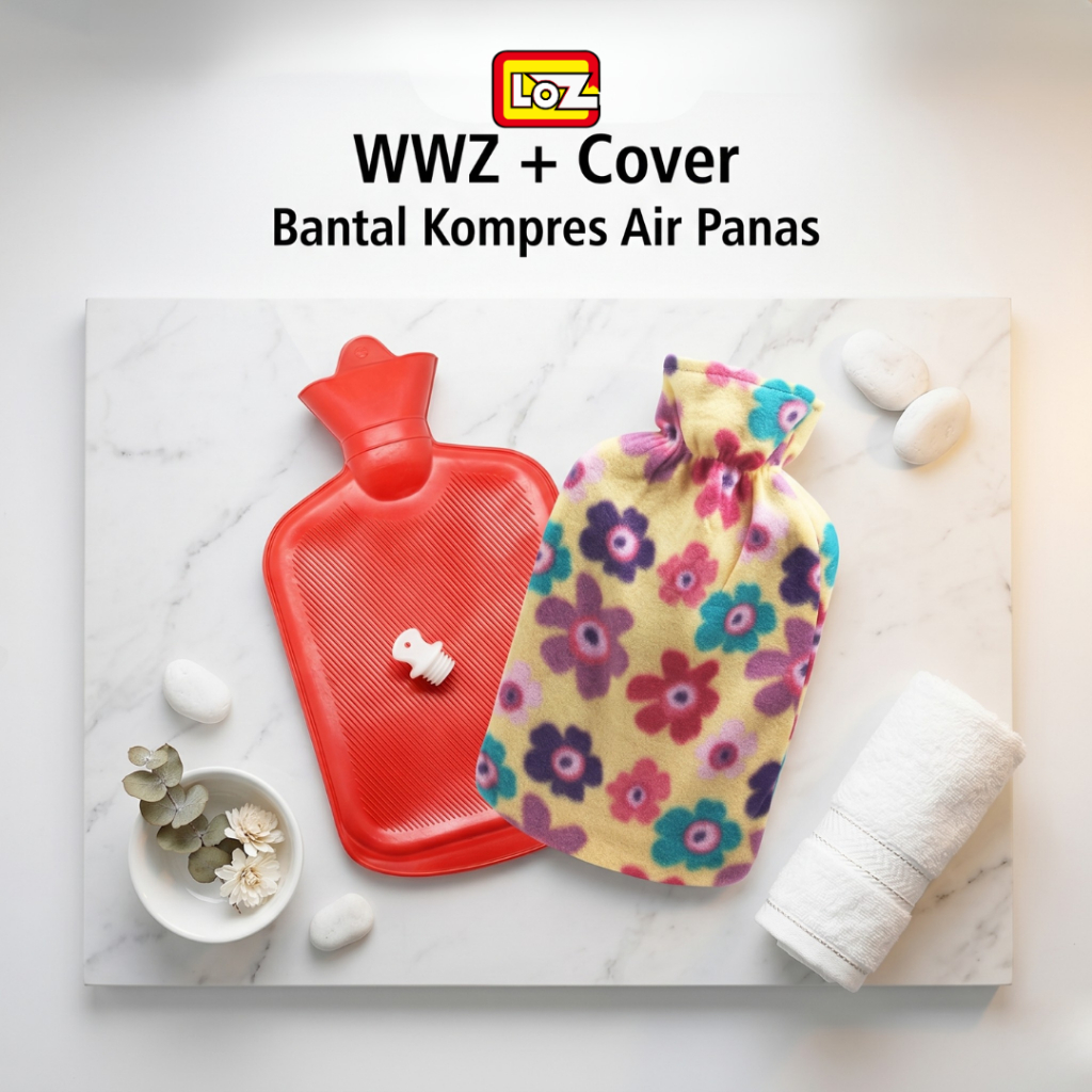 KANTONG KOMPRES AIR PANAS ONEMED WARM WATER ZAK WWZ BESAR + COVER