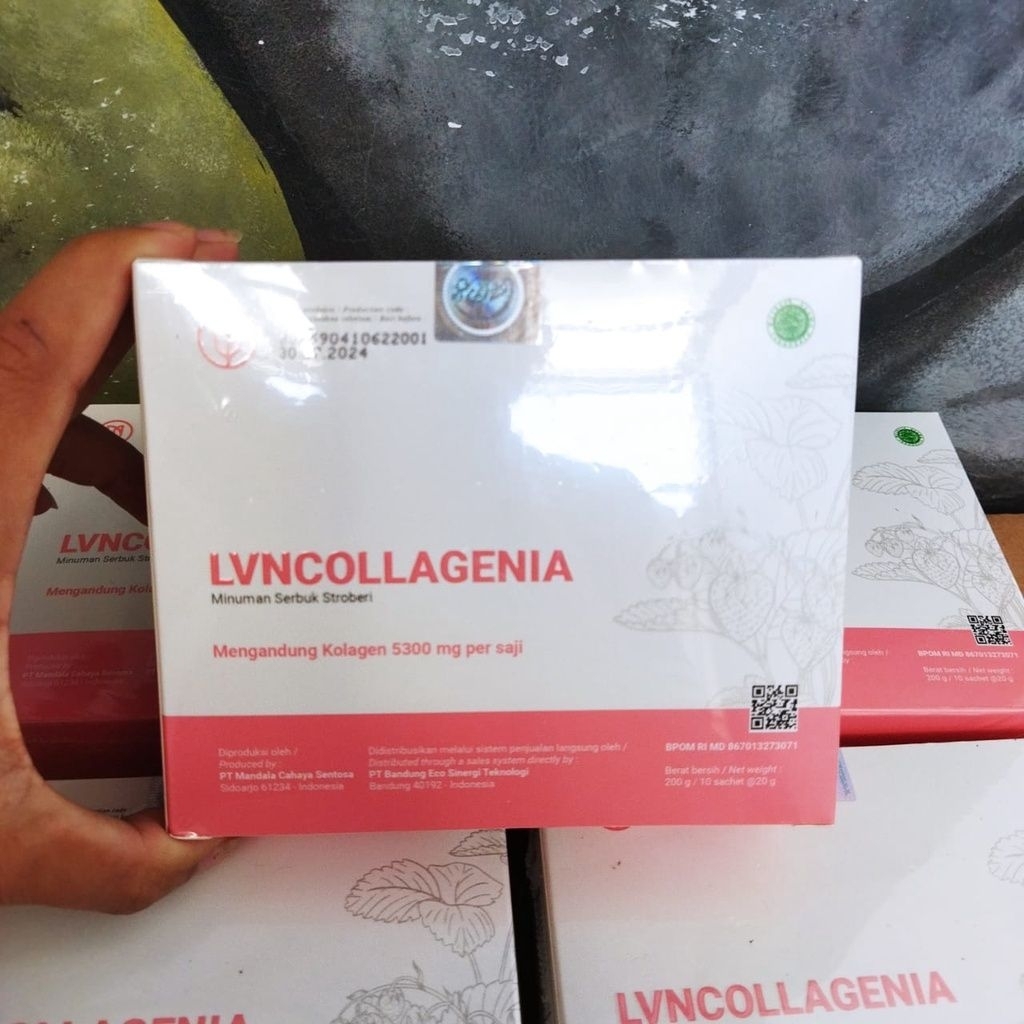 lvn collagen 1 box isi 10 sachet original