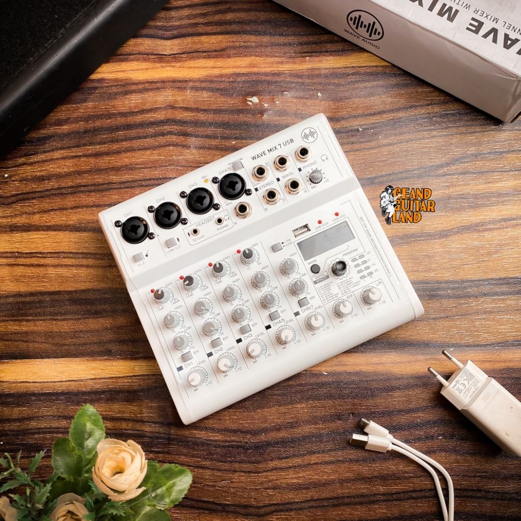 Wave Audio Wave Mix 7 USB 7 Channel Mixer with Audio Interface