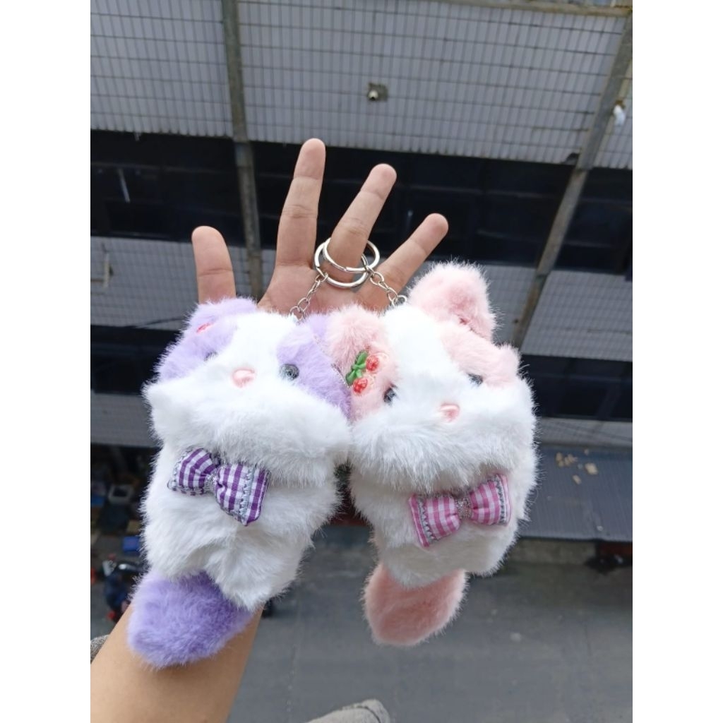 gantungan boneka karakter kucing 12 pcs [HANG-41]- GROSIR AKSESORIS
