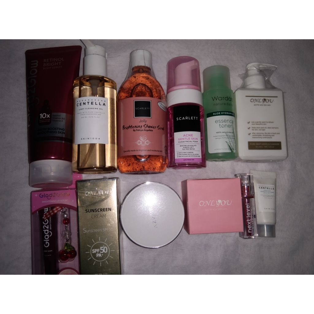 PRELOVED SKINCARE - Skin1004,Glad2Glow,Scarlett,Azzura,Wardah