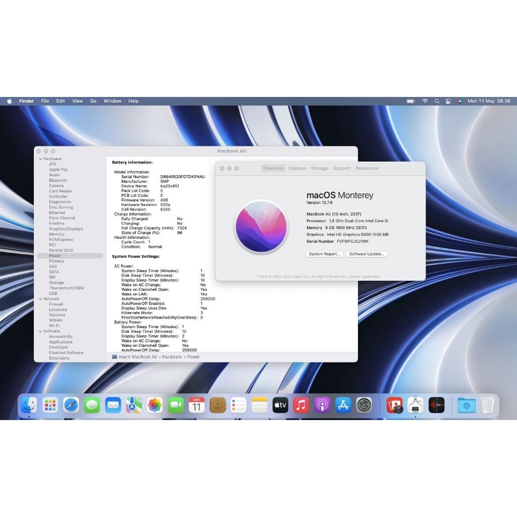 macbook Air 2017 i5/8/128