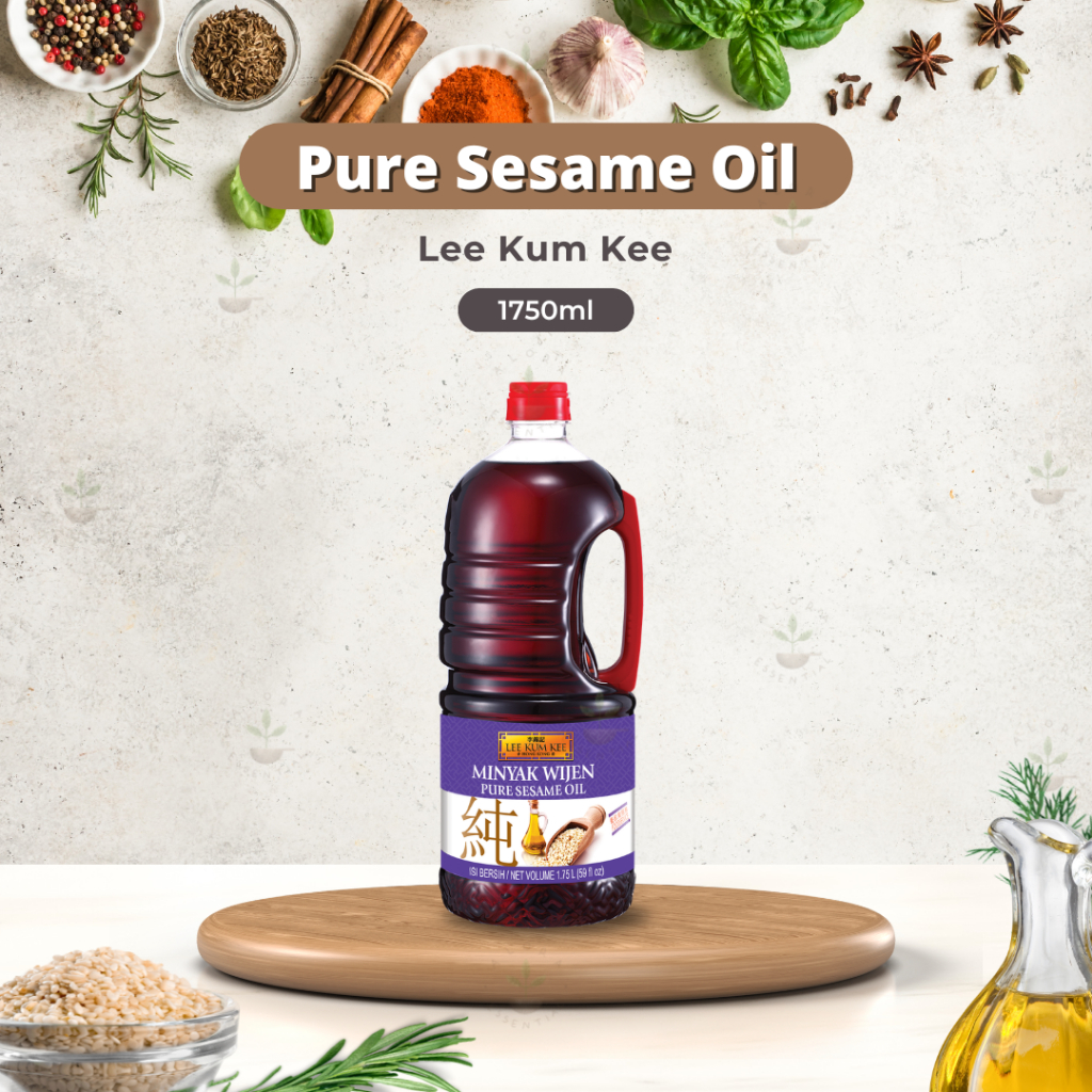 Lee Kum Kee Pure Sesame Oil 1750ml - Minyak Wijen Halal 1750ml