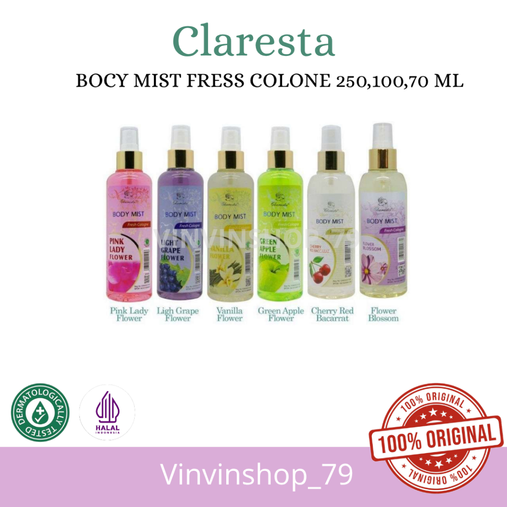 Claresta Body Mist 100 ml