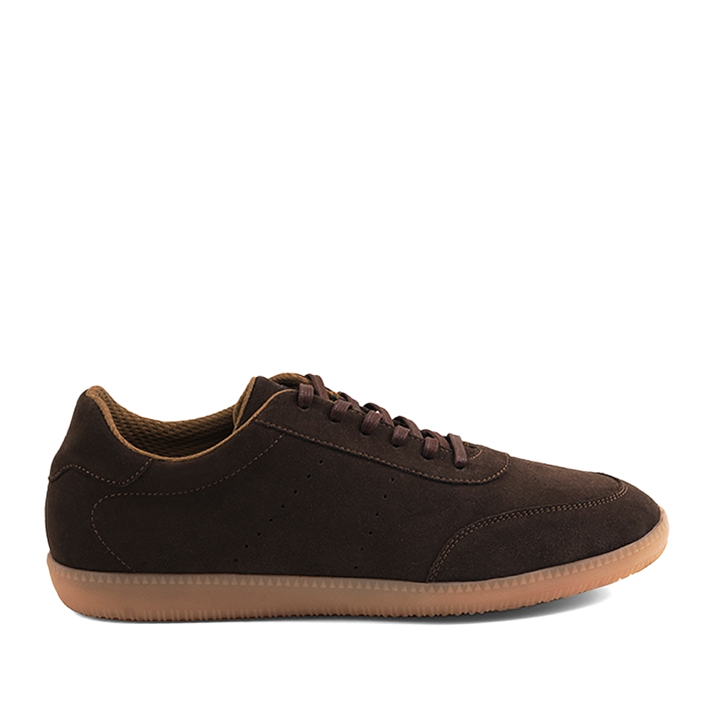 Prabu - Sepatu Kulit Suede Sneakers Pria Fendi Brown