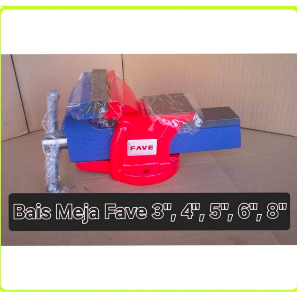 Bais Meja 4" 5" 6" Bais jepit besi Catok paron ragum Bench Vice Jepit Penjepit Besi