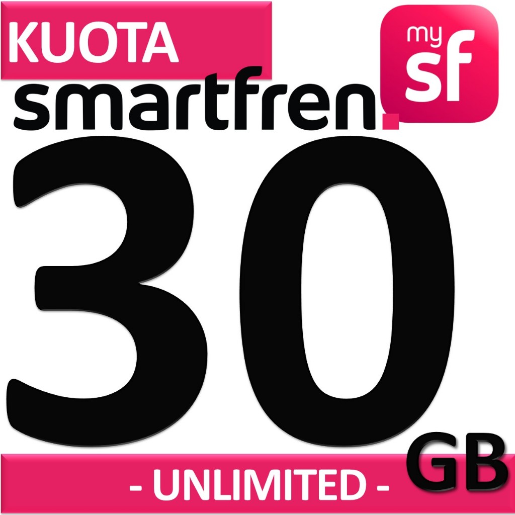 Kuota Internet Smartfren 30GB Full Utama Unlimited