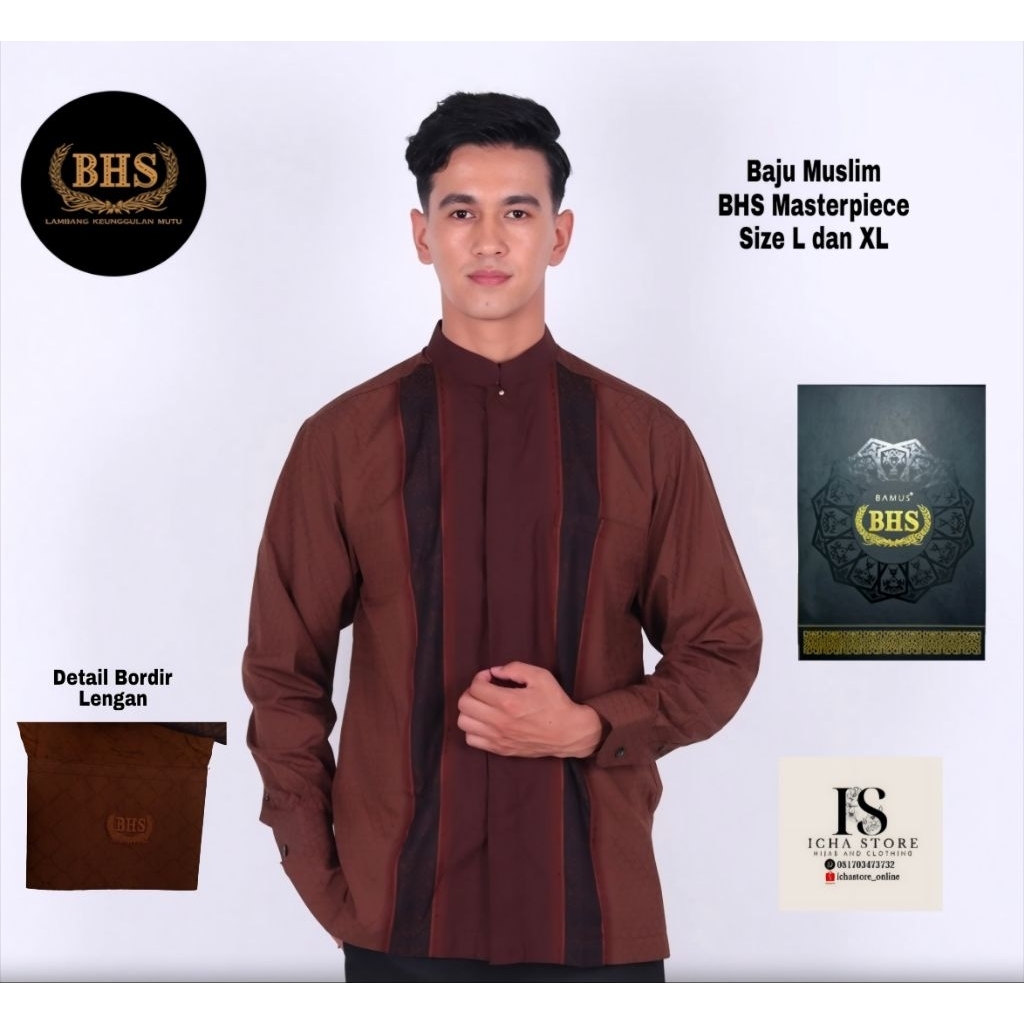 Baju Muslim Taqwa Koko BHS Cosmo Classic Signature Masterpiece Lengan Panjang