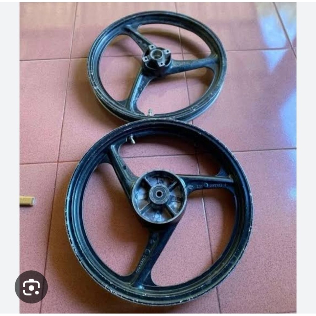 velg velk lingkaran roda depan belakang original enkei palang 3 yamaha f1zr f1 zr pnp jupiter mx old
