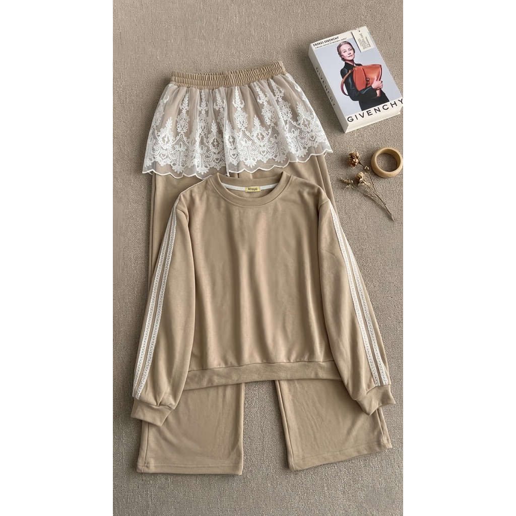 Yeppa Set Celana Athayaa Daily Setelan wanita original / setelan athayaa / setelan