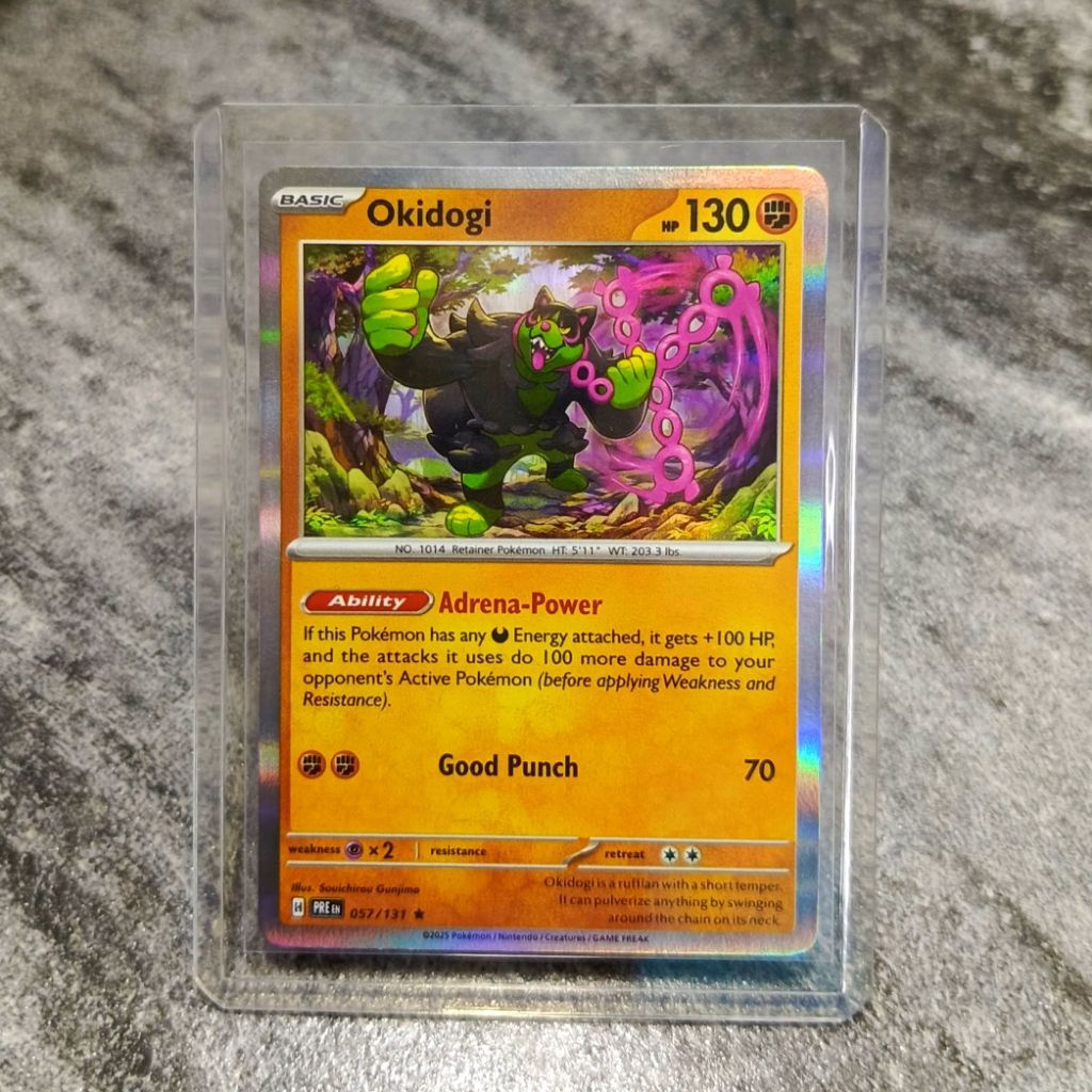 kartu pokemon English original asli okidogi holo rare dapat toploader | sedia juga pokemon AR / CHR 